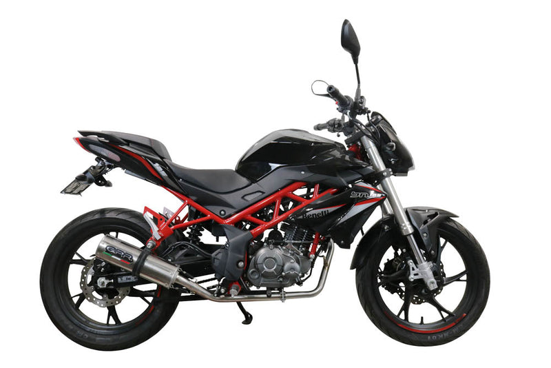 GPR Exhaust for Benelli Bn 125 2018-2020, M3 Inox , Full System Exhaust, Including Removable DB Killer
