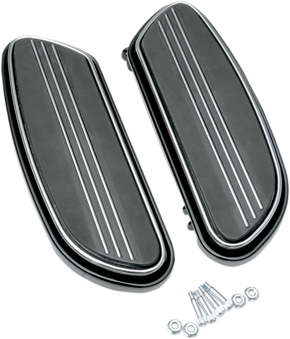 DRAG SPECIALTIES Footboard Sweeper - Black P17-0431B