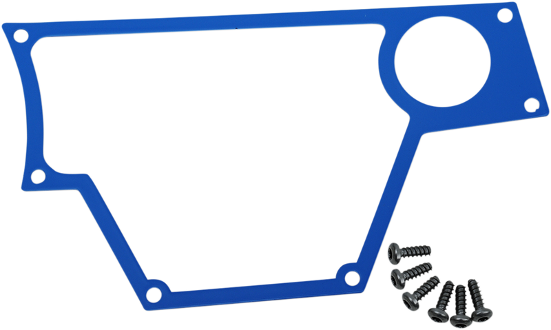 MOOSE UTILITY Dash Plate - Large - Right - Blue 100-4372-PU