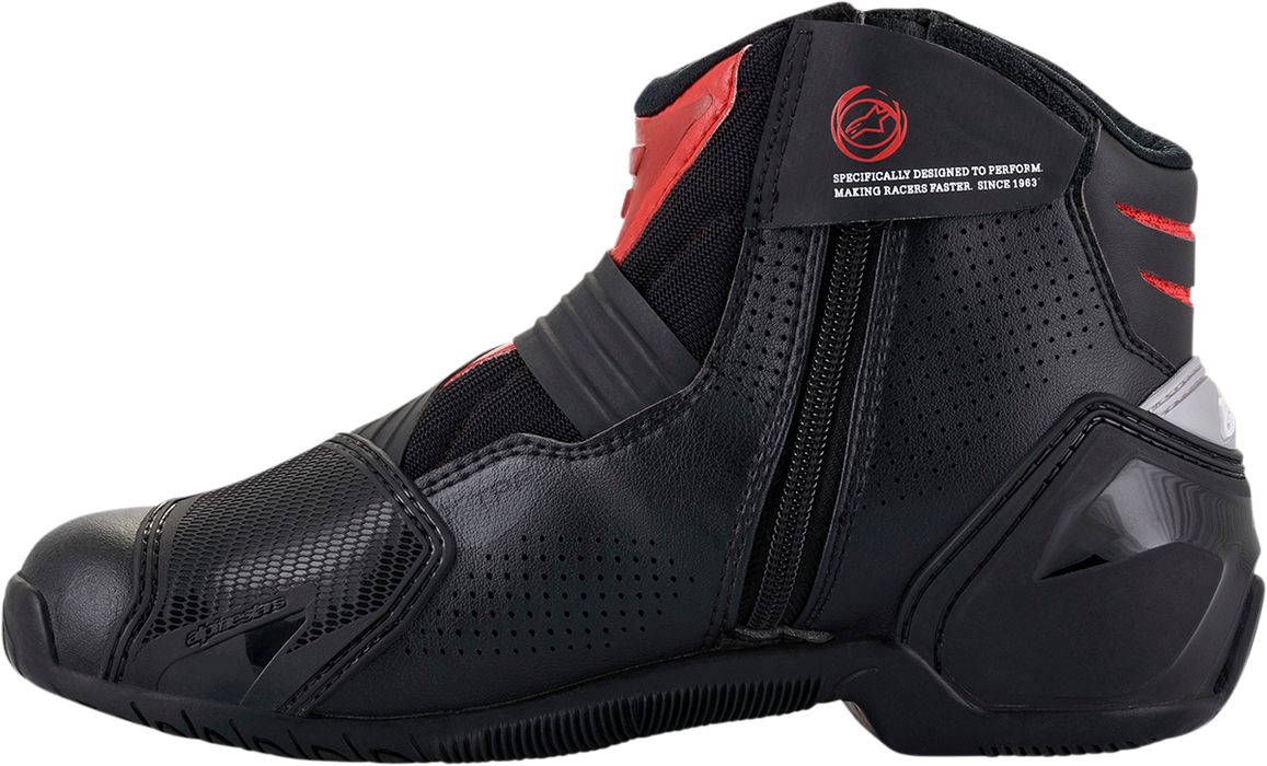 ALPINESTARS SMX1-R V2 Boots - Black/Red - US 12 / EU 47 2224021-13-47