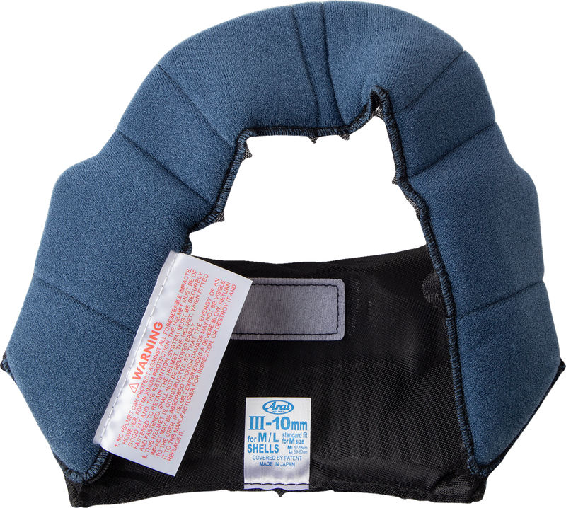 ARAI Regent-X Interior Pad - EP III - 10 mm 075850