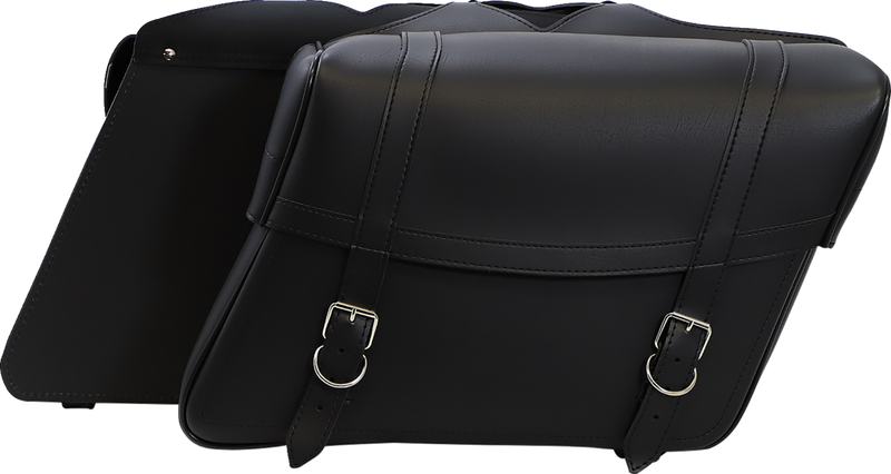 SADDLEMEN Highwayman Slant-style Saddlebags - Jumbo X021-02-042