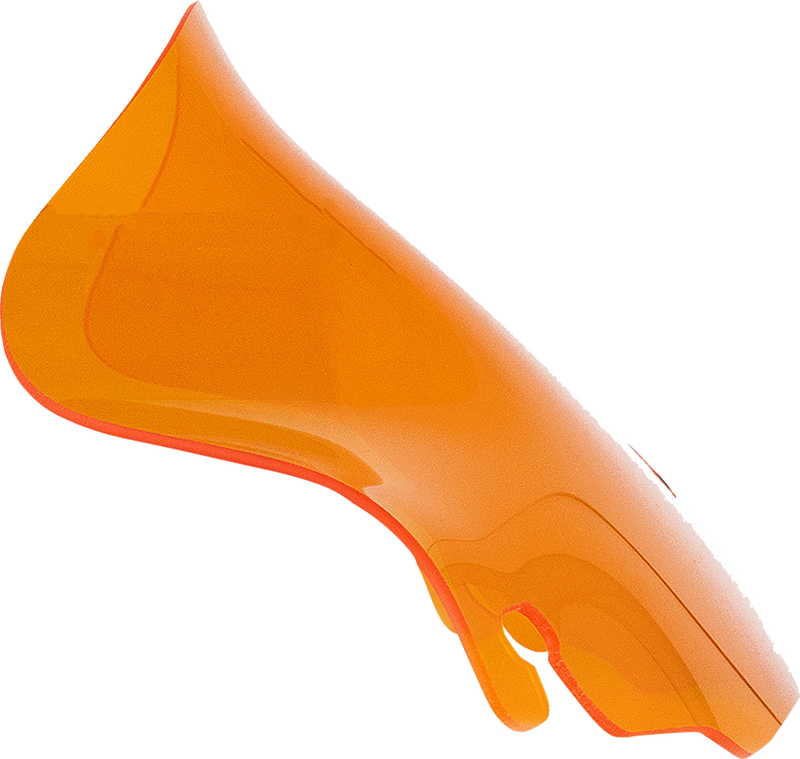 KLOCK WERKS Kolor Flare™ Windshield - 6-1/2" - Orange - FLH KWW-01-0695