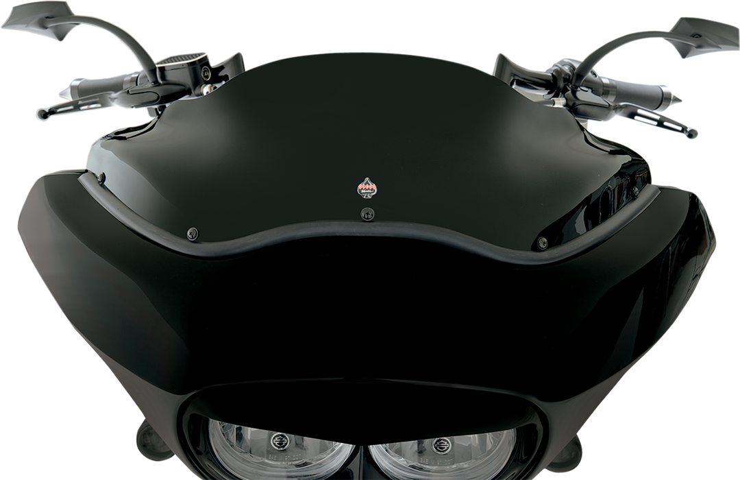 KLOCK WERKS Flare™ Windshield - 8" - Black - '98-'13 FLTR KWW-01-0190