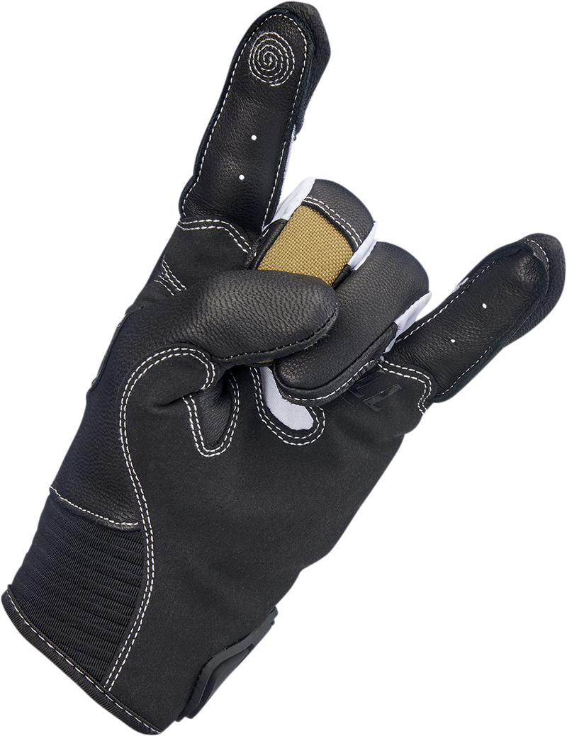 BILTWELL Bridgeport Gloves - Tan - Medium 1509-0901-303