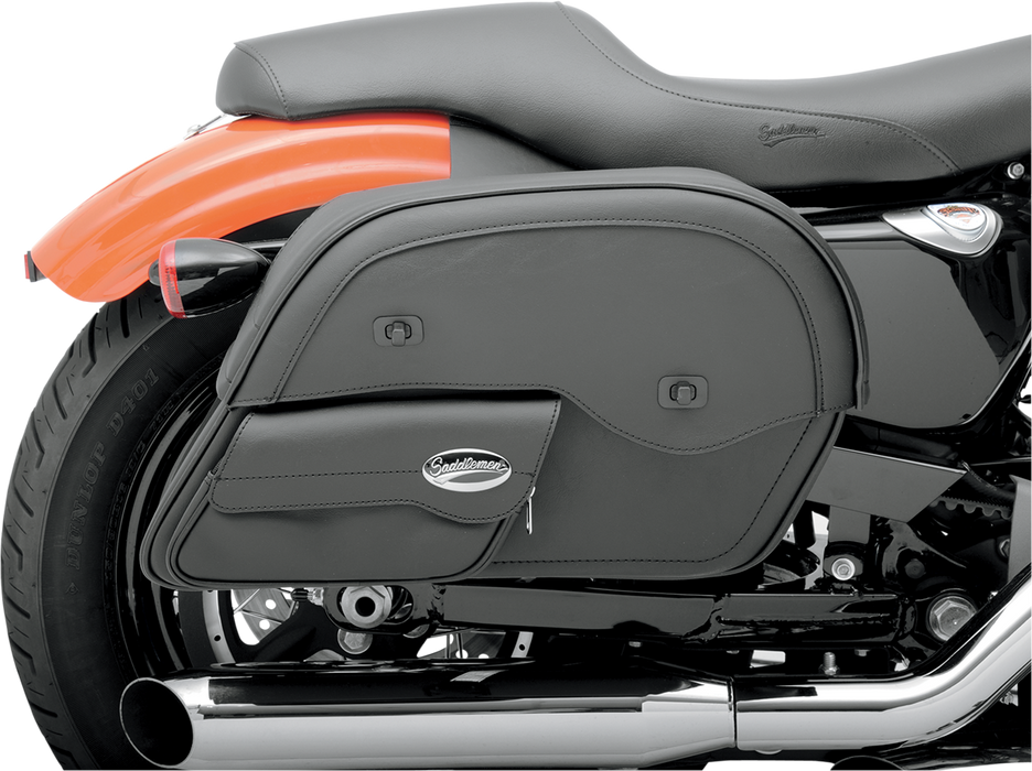 SADDLEMEN Cruis'n Slant Face Pouch Saddlebags - Jumbo 3501-0382