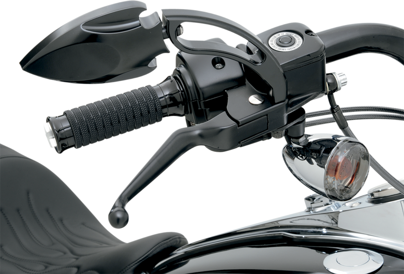 DRAG SPECIALTIES Lever Set - Black H07-0574-BLK