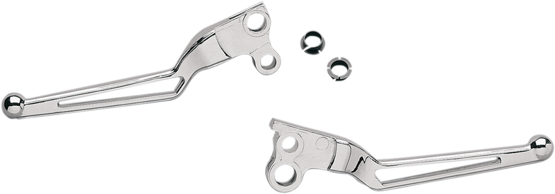 DRAG SPECIALTIES Clutch/Brake Lever Set - Stealth Series 273150-BC3-N