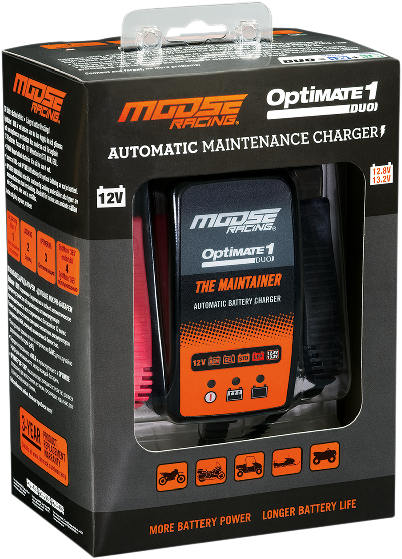 MOOSE RACING Optimate 1 Charger - DUO TM-611