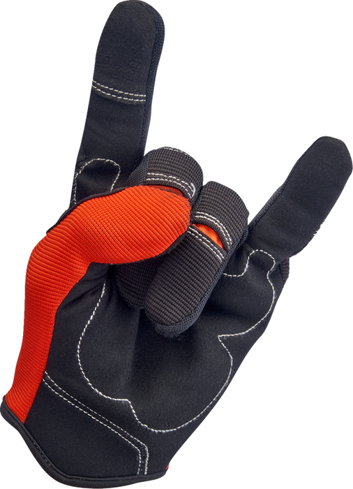 BILTWELL Moto Gloves - Orange/Black - 2XL 1501-0106-006