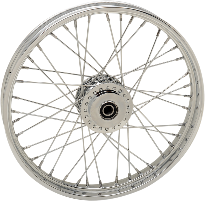 DRAG SPECIALTIES Front Wheel - Single Disc/ABS - Chrome - 21"x2.15" - '14+ XL N/F XL883L/N/R 64552
