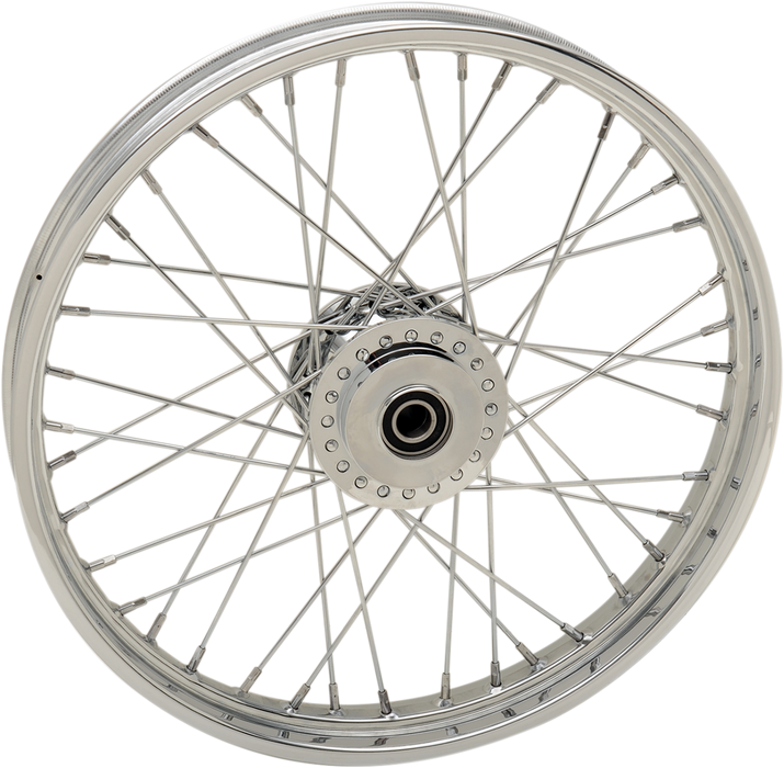 DRAG SPECIALTIES Front Wheel - Single Disc/No ABS - Chrome - 21"x2.15" - '08+ XL FITS 08-20 MODELS 64424