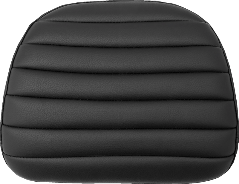 SADDLEMEN Touring Sissy Bar Pad - Black - Tuck-n-Roll - Indian '14-'22 61146
