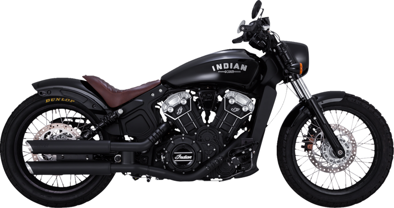 VANCE & HINES 3" Twin Slash Slip-On Mufflers - Black 48323