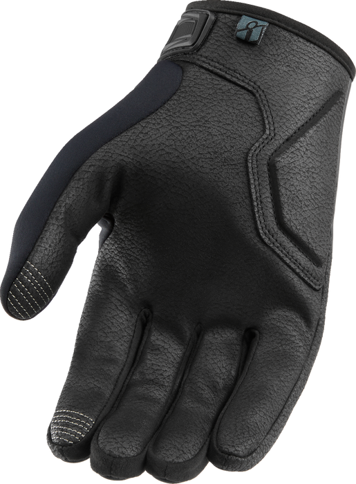 ICON Hooligan™ Insulated Motorcycle Gloves - Black - Large 3301-4489