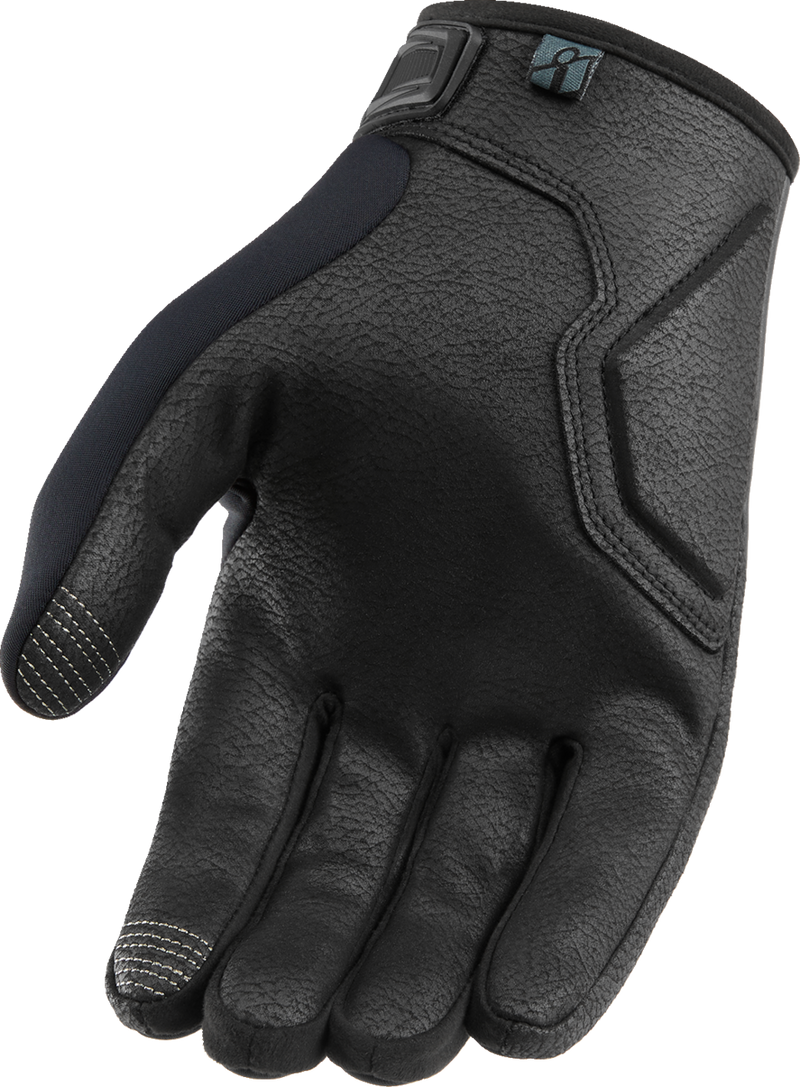 ICON Hooligan™ Insulated Motorcycle Gloves - Black - Medium 3301-4488