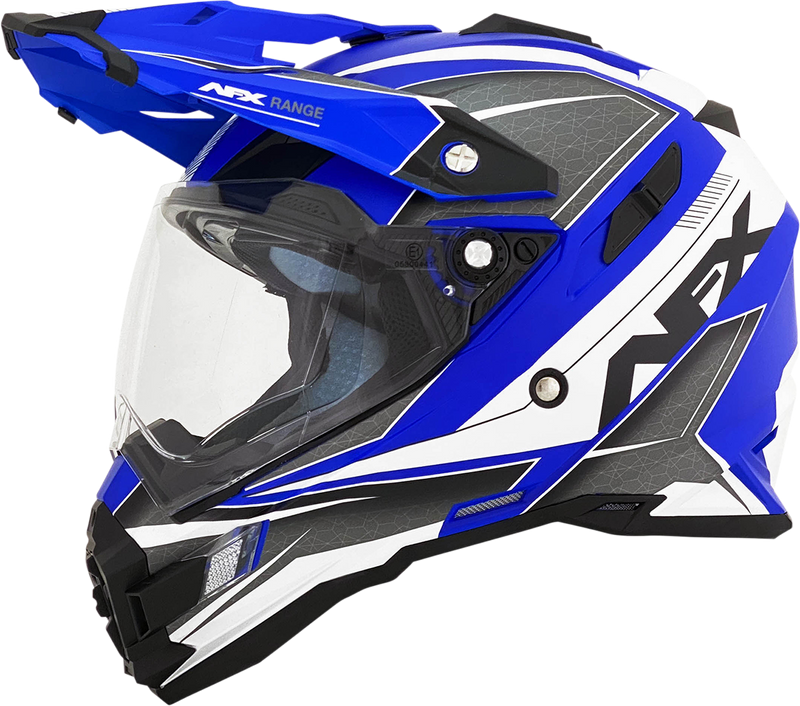 AFX FX-41 Motorcycle Helmet - Range - Matte Blue - Medium 0140-0072