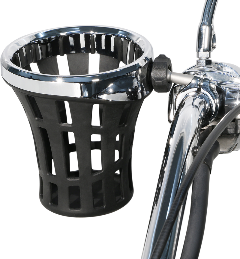 CIRO Drink Holder - 7/8" - 1" Clamp - Chrome 50812