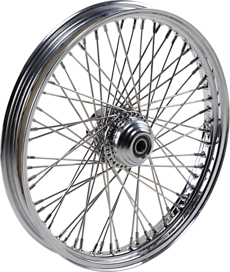 DRAG SPECIALTIES Front Wheel - 60 Spoke - Single Disc/No ABS - Chrome - 21"x2.15" - '08+ XL