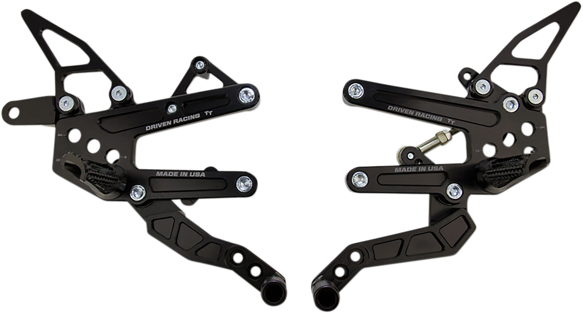 DRIVEN RACING TT Rearset - S1000RR DRP-712-BK