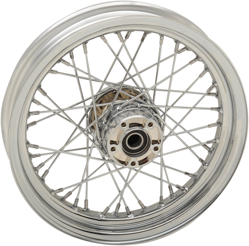 DRAG SPECIALTIES Front Wheel - Dual Disc/No ABS - Chrome - 16"x3.00" - ' 08+ FLT 64416A