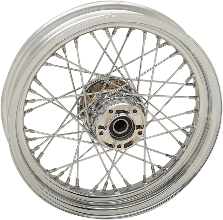 DRAG SPECIALTIES Front Wheel - Dual Disc/No ABS - Chrome - 16"x3.00" - ' 08+ FLT 64416A