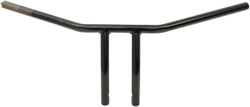 DRAG SPECIALTIES Handlebar - T-Bar - Drilled/Dimpled - 8" - Black 0601-4228