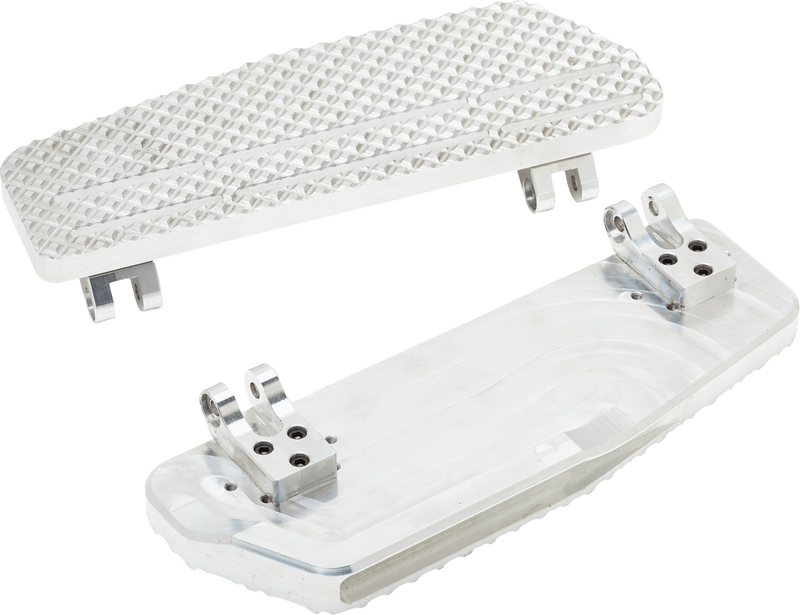 LA CHOPPERS Billet County Floorboards - Raw - FL LA-P101-00