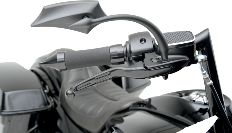 DRAG SPECIALTIES Levers - Slotted - Black H07-0587B