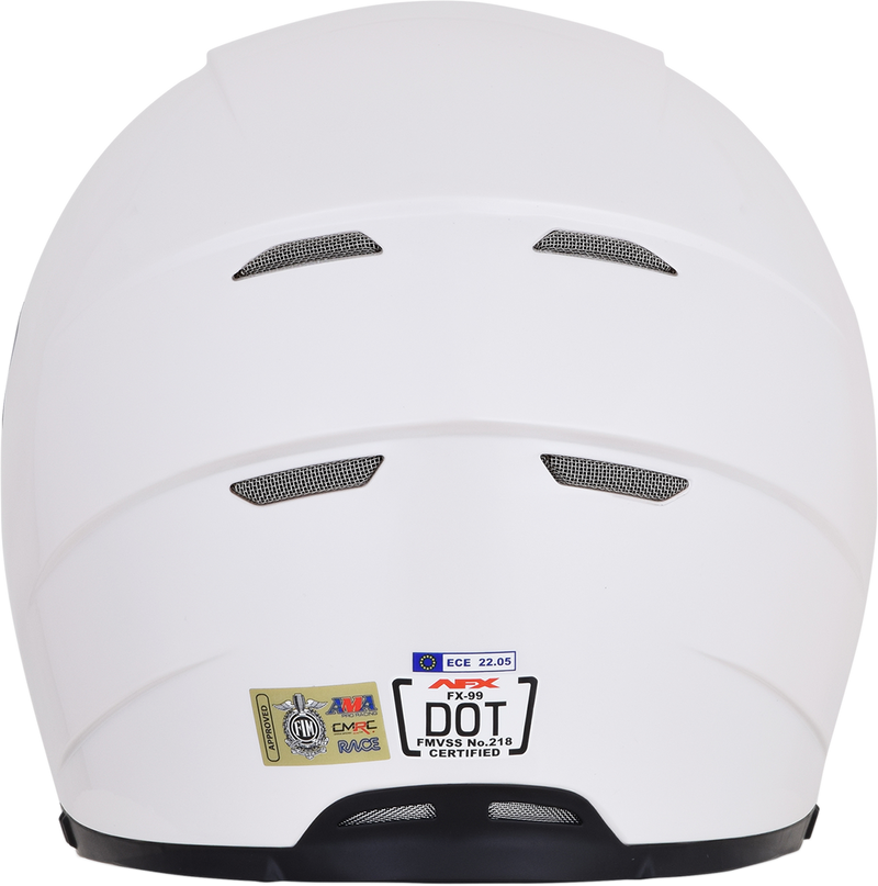 AFX FX-99 Motorcycle Helmet - Pearl White - XL 0101-11081