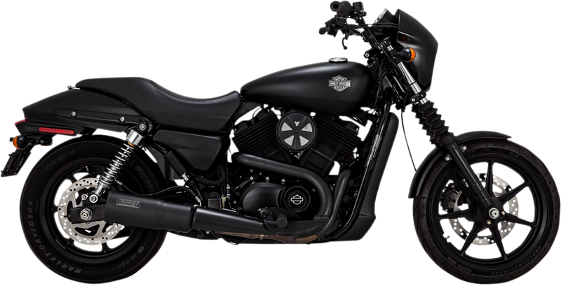 Vance and Hines Exhaust for Harley Davidson Street 2015-2020, Black High Output Muffler 47943