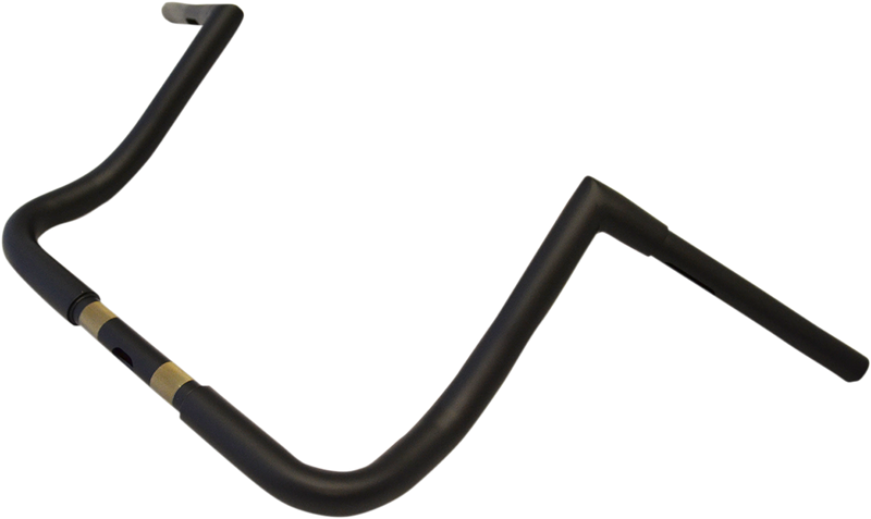 LA CHOPPERS Handlebar - Twin Peaks - Bagger - 12" - Flat Black LA-7361-12M