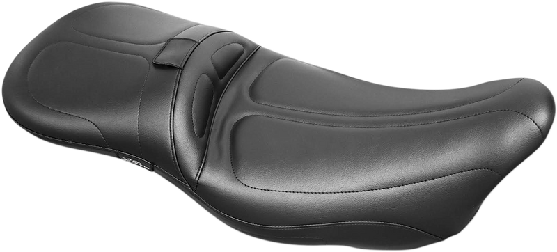 LE PERA Maverick Daddy Long Legs Seat - Black - Stitched - FLH '08+ LK-957DLT
