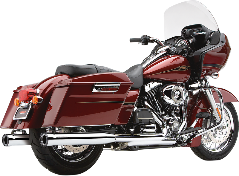 COBRA RPT 3" Mufflers - Chrome - '95-'16 Bagger 6070