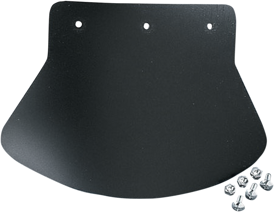 DRAG SPECIALTIES Mud Flap - Plain - 9.5" W x 6.5" H DS393702