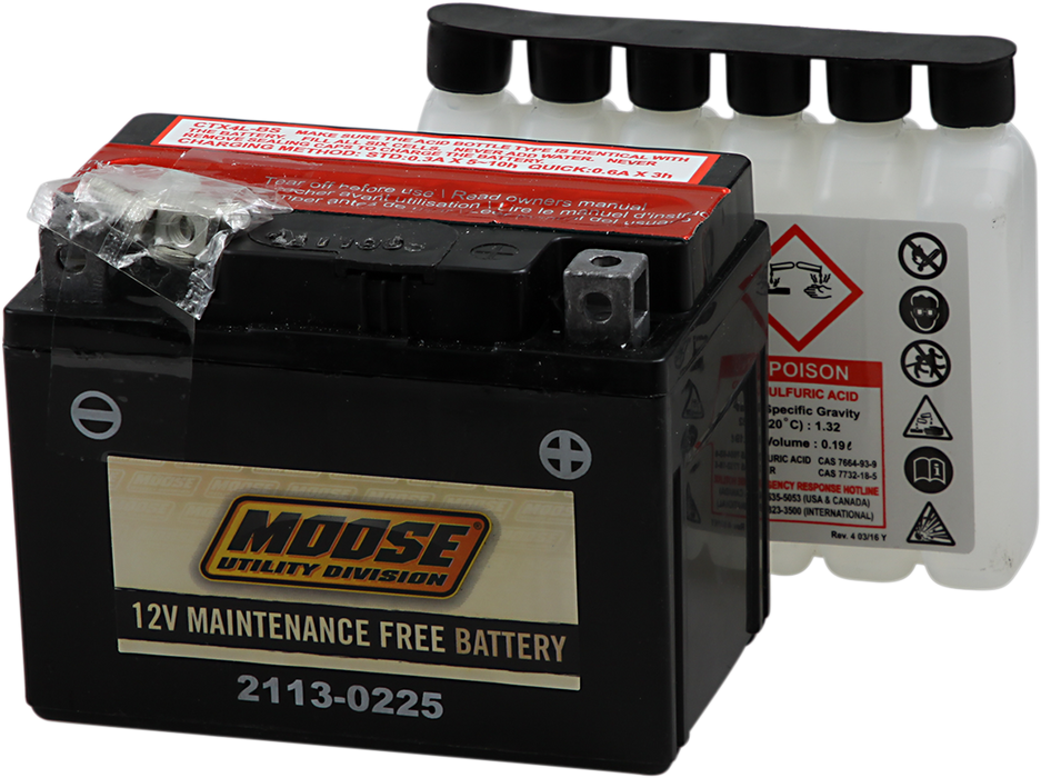 MOOSE UTILITY AGM Battery - YTX4L-BS 2113-0225
