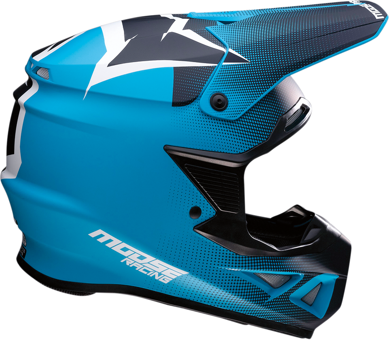 MOOSE RACING F.I. Helmet - Agroid™ - MIPS® - Navy/Light Blue - Medium 0110-6707