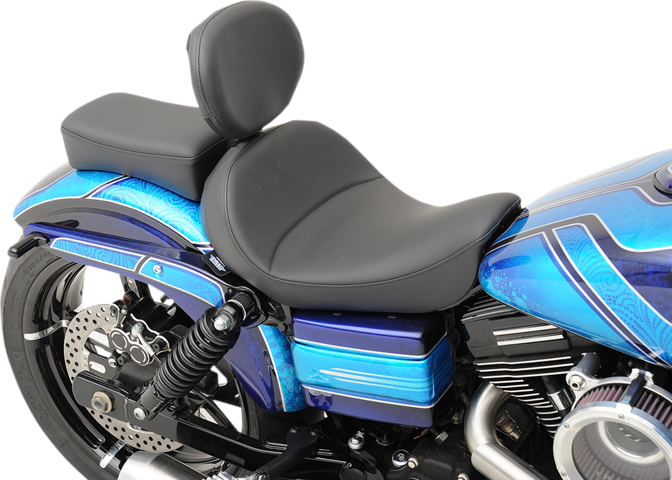 DRAG SPECIALTIES Solo Seat - Mild Stitched - Driver's Backrest - FXD USE P-PADS 08030342,0353 0803-0555