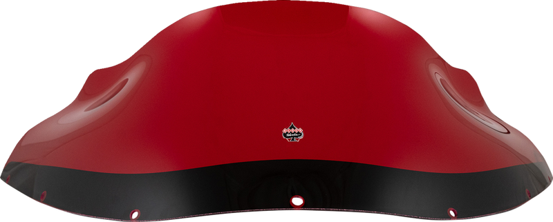 KLOCK WERKS Kolor Flare™ Windshield - 9" - Red - FXRP KWW-02-0614