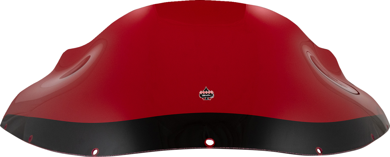 KLOCK WERKS Kolor Flare™ Windshield - 9" - Red - FXRP KWW-02-0614
