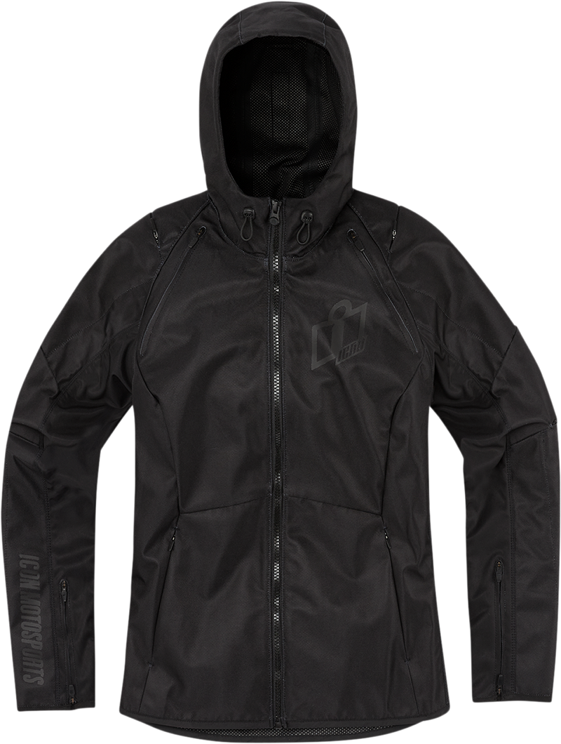 ICON Women's Airform Jacket - Black - 2XL 2822-1404