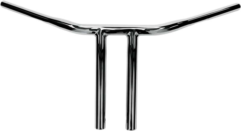 DRAG SPECIALTIES Handlebar - T-Bar - Buffalo - 10" - Chrome HAS TBW NOTCH 0601-1015
