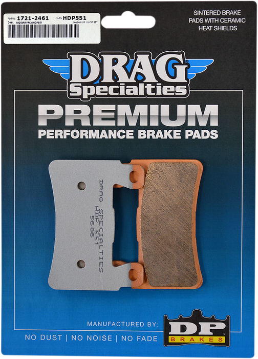 DRAG SPECIALTIES Sintered Brake Pads - Softail HDP551