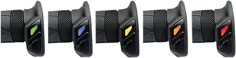 KOSO NORTH AMERICA Grips - Heated - Apollo - 7/8" 4 TWIST THROTTLE & 7/8BAR AM111030