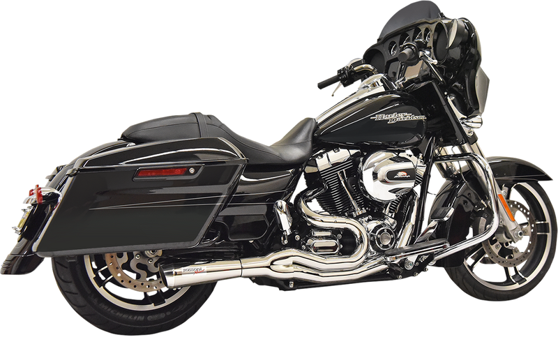 BASSANI XHAUST Road Rage II 2-Into-1 Mid-Length Exhaust System - Chrome 1F62C