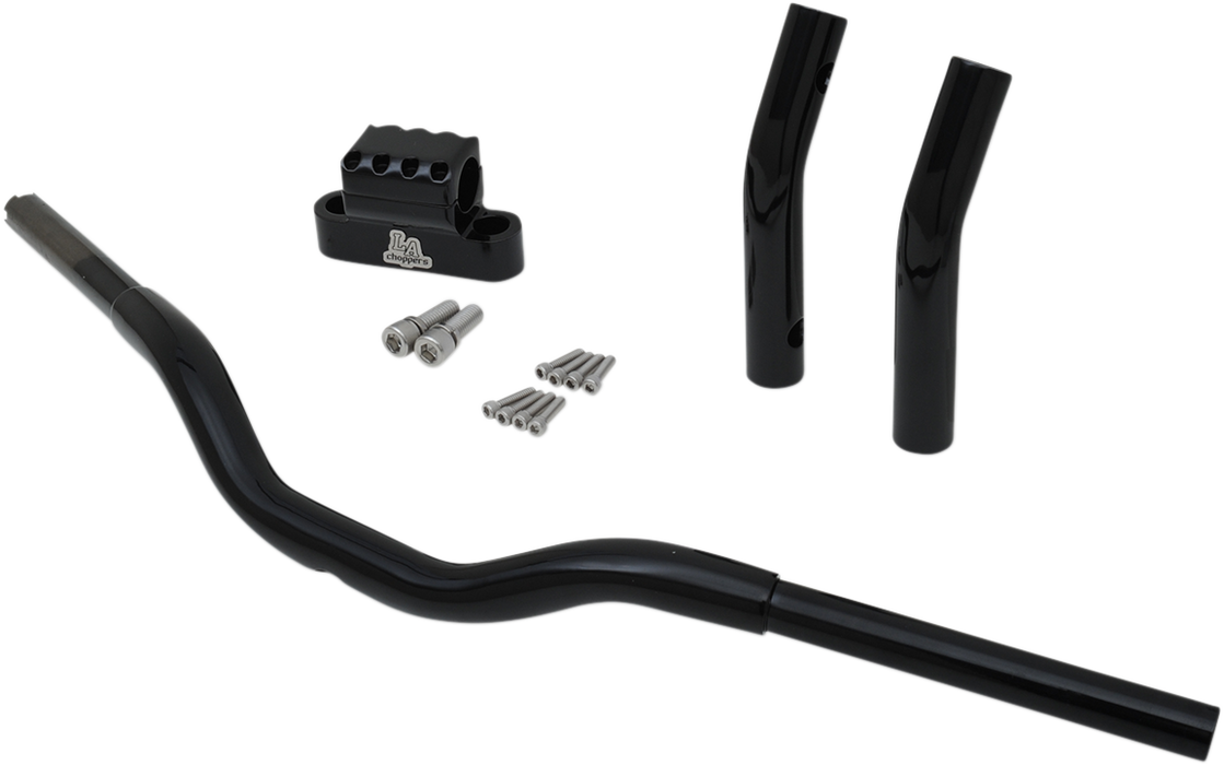 LA CHOPPERS Handlebar - Kage Fighter - Pullback - 11" - Black LA-7336-08B