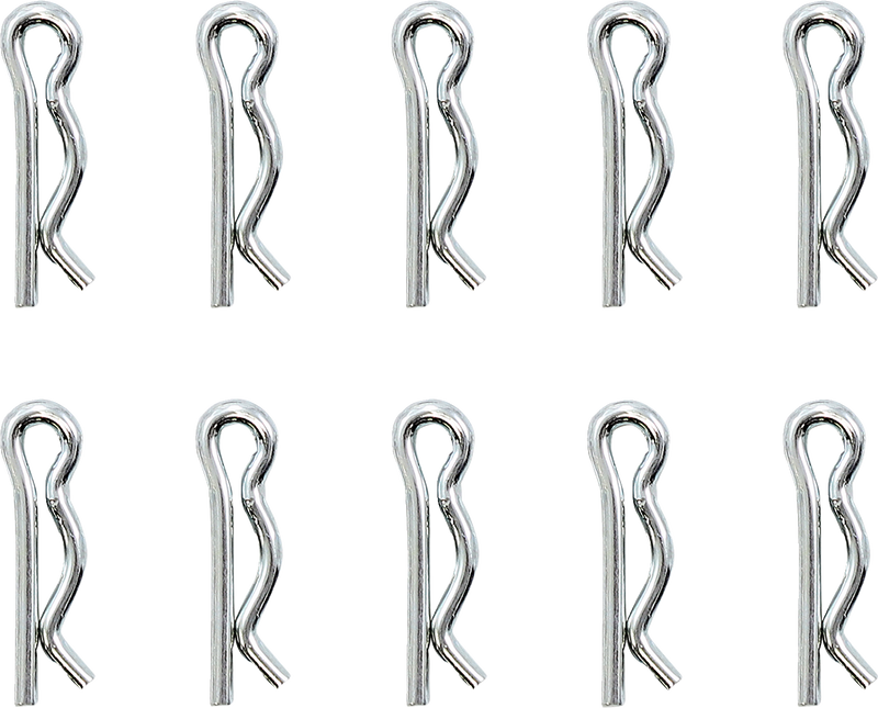 DRAG SPECIALTIES Axle Clip - Chrome - Rear - 10 Pack W16-0348-C