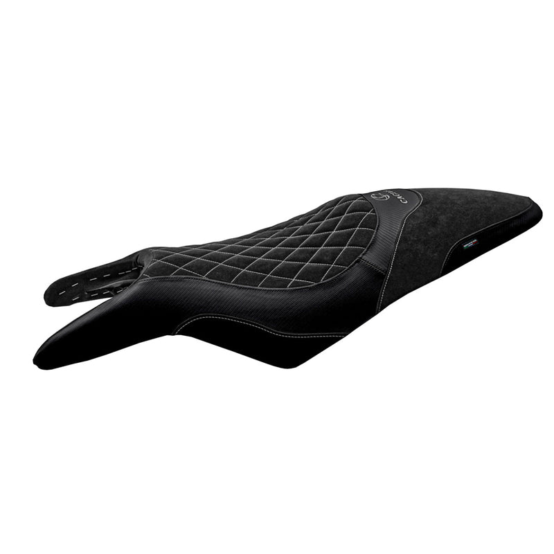 Cagiva Raptor 650-1000 2000-2007 Seat Cover Tappezzeria Italia in Black