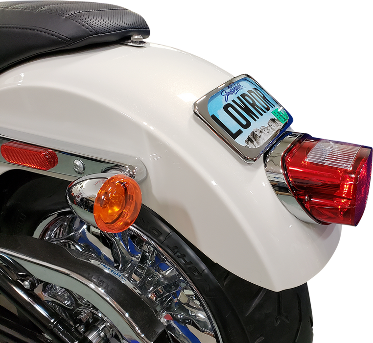 DRAG SPECIALTIES License Plate Mount - Large Radius 2030-0625