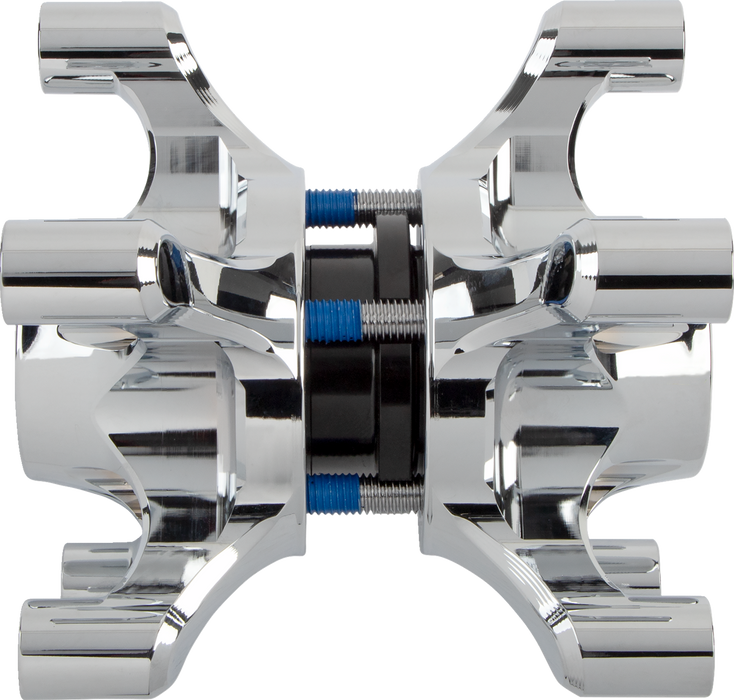 ARLEN NESS Hub - Spider - Dual Disc - Front - Chrome Harley-Davidson 71-661